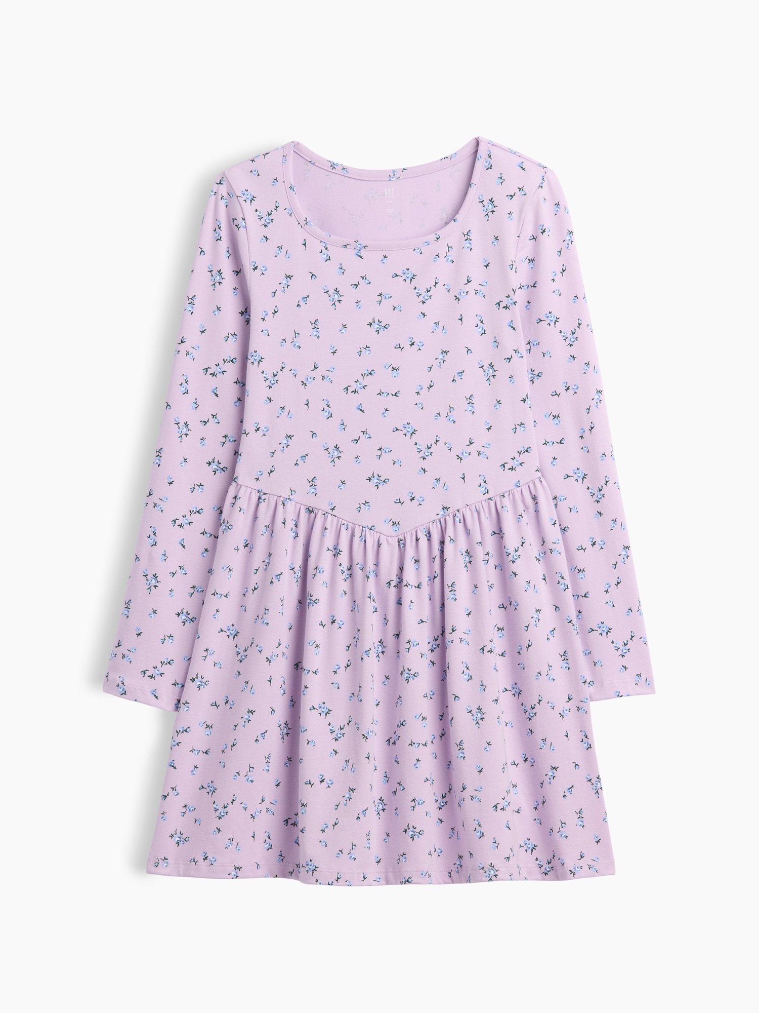 Kids Print Squareneck Dress