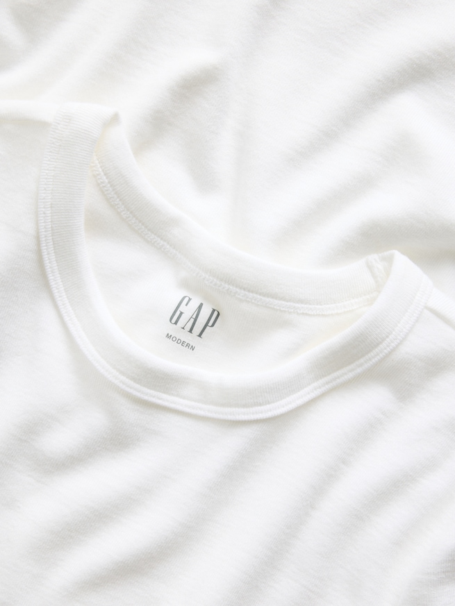 モダン クルーネックTシャツ-3
