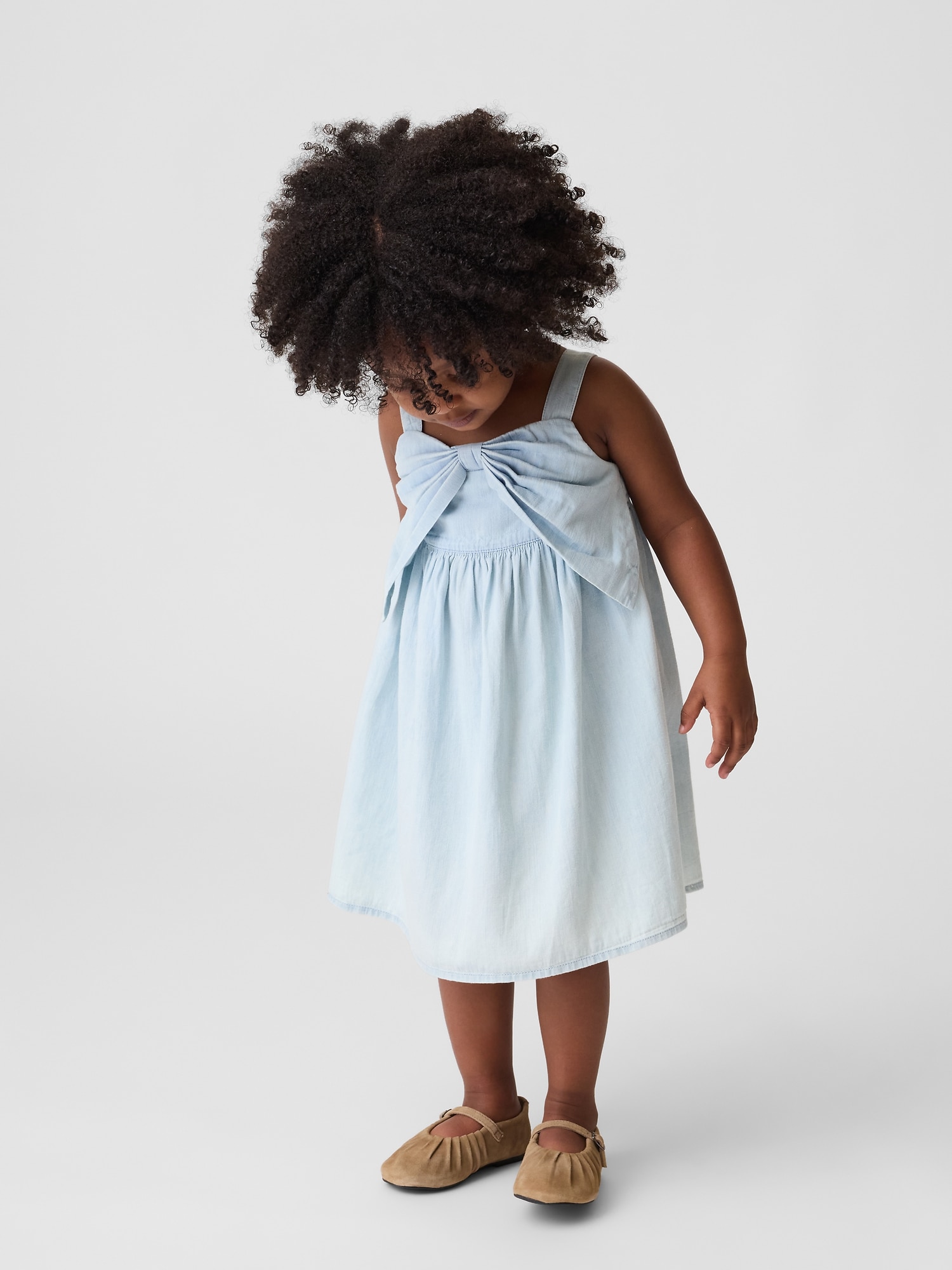 Baby & Toddler Denim Bow Dress