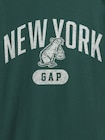 リラックスフィット New York グラフィック リンガーTシャツ (キッズ)-2