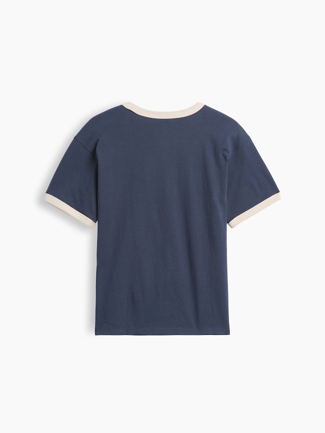 リラックスフィット New York グラフィック リンガーTシャツ (キッズ)-1