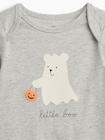 はじめてのお気に入り オーガニックコットン ハロウィン くまさん ボディスーツ (ベビー)-2