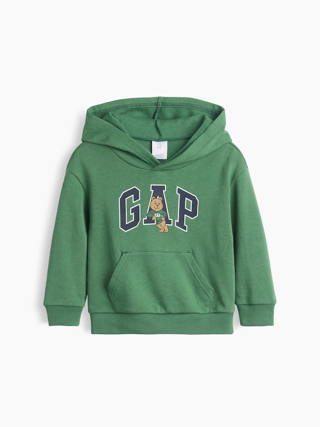 babyGap リラックスフィットフレンチテリー GAPロゴ パーカー-1
