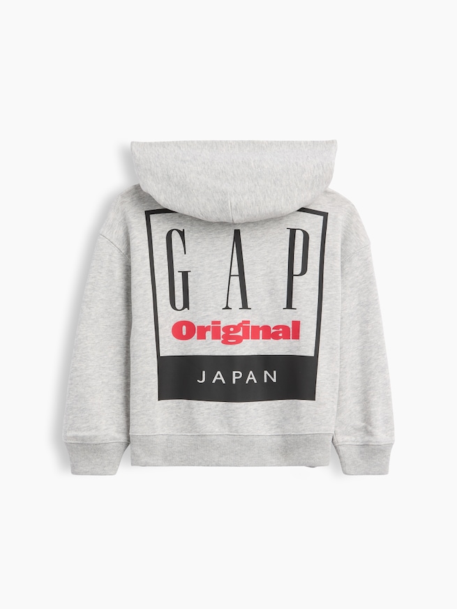 ヴィンテージソフト フレンチテリー GAPロゴ ジップアップパーカー (幼児・ベビー)-2
