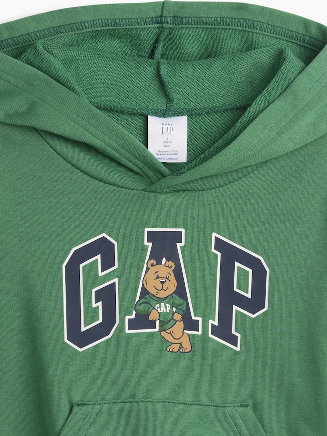 babyGap リラックスフィットフレンチテリー GAPロゴ パーカー-3