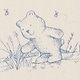 はじめてのお気に入り オーガニックコットン くまさん トワル ボディスーツ (ベビー)
