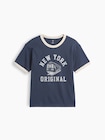 リラックスフィット New York グラフィック リンガーTシャツ (キッズ)-0