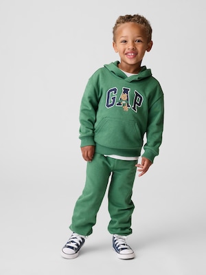 babyGap リラックスフィット フレンチテリー プルオン GAPロゴジョガーパンツ