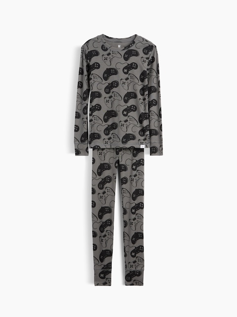 Kids Organic Brushed Cotton PJ Set