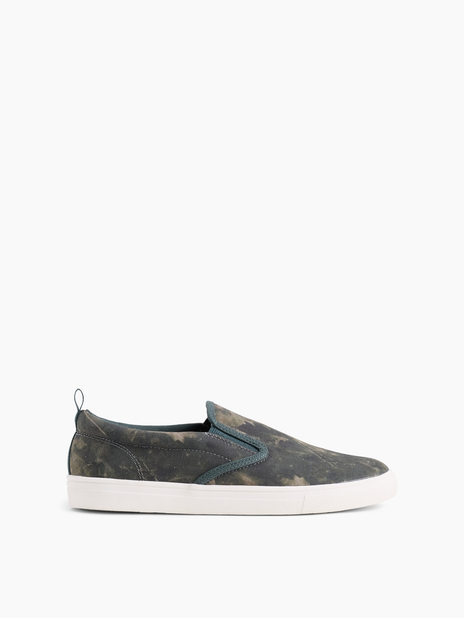 Kids Canvas Camo Slip-On Sneakers