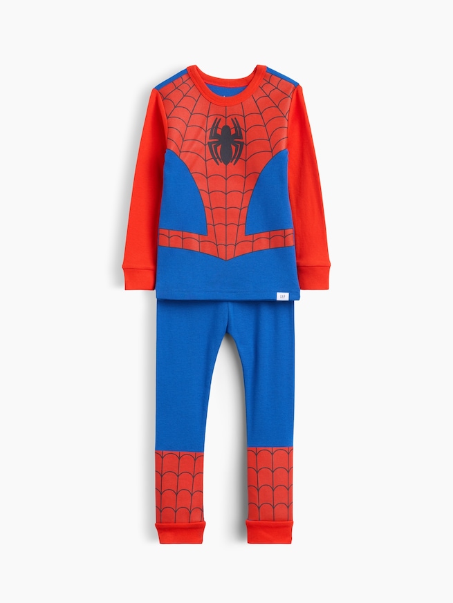 スパイダーマン オーガニック ブラッシュドコットン パジャマセット (幼児・ベビー)-0