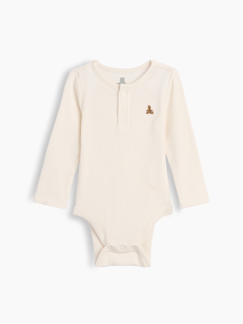 Baby First Favorites TinyRib Henley Bodysuit