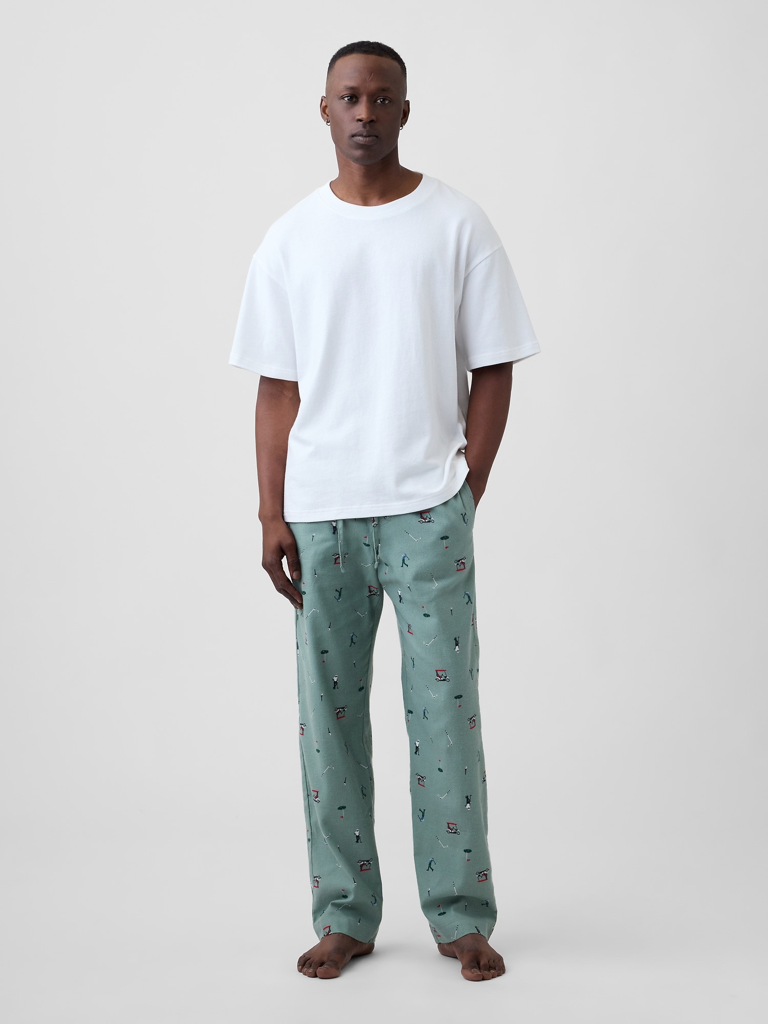 Relaxed Flannel PJ Pants