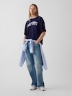 GAP NYCロゴ オーバーサイズTシャツ-1