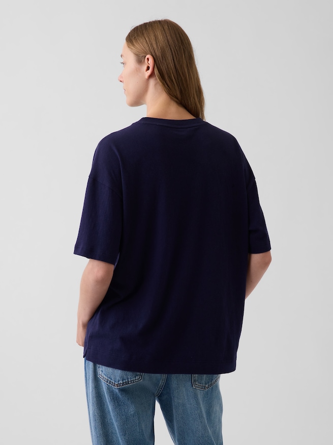 GAP NYCロゴ オーバーサイズTシャツ-2