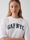 GAP NYCロゴ オーバーサイズTシャツ-3