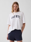 GAP NYCロゴ オーバーサイズTシャツ-0
