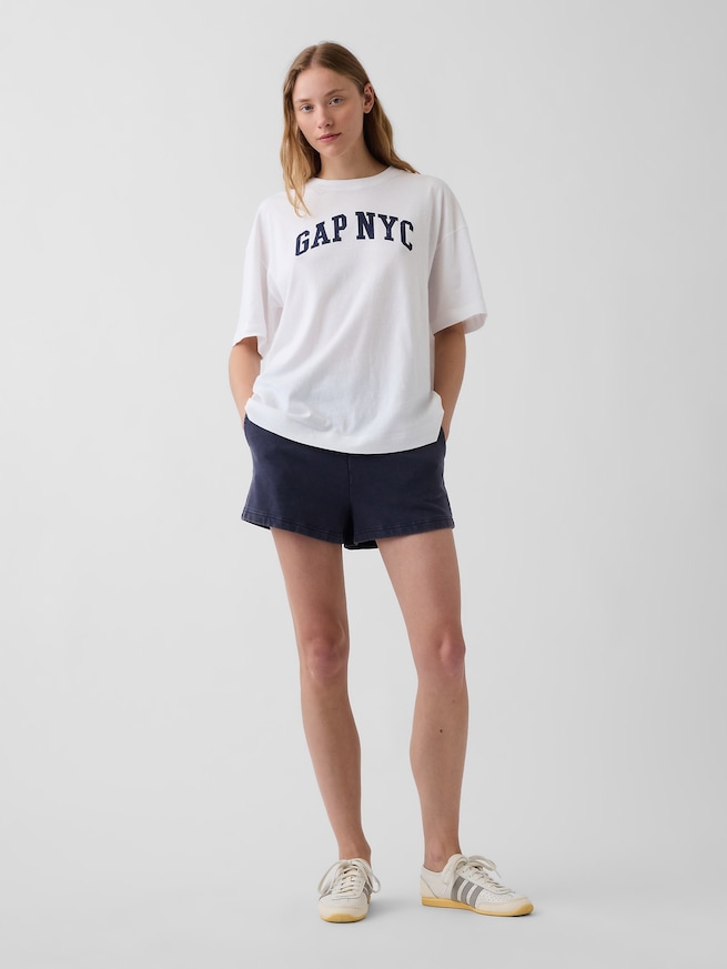 GAP NYCロゴ オーバーサイズTシャツ-1
