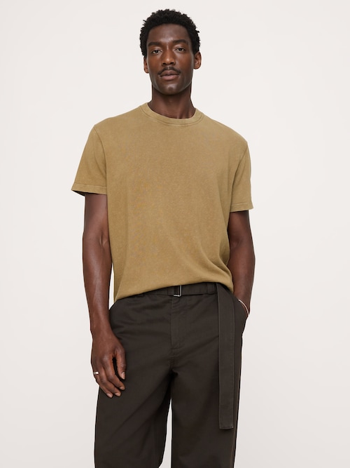 ヘリテージ コットンスラブ クルーネックTシャツ