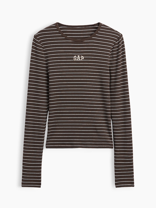 モダン リブ GAPロゴTシャツ-4