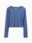 リブ クロップド GAPロゴTシャツ-4