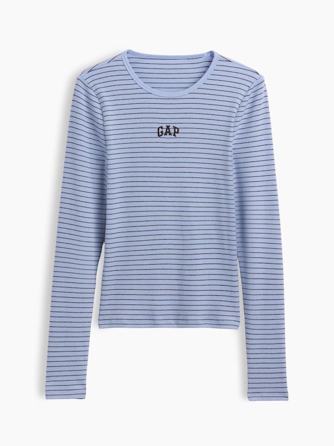 モダン リブ GAPロゴTシャツ-5