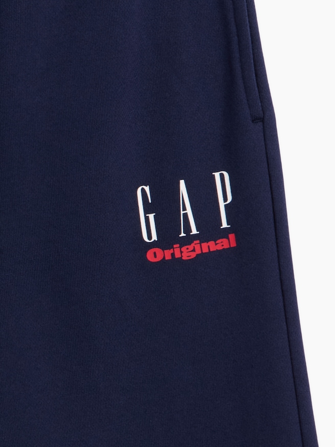 ヘビーウェイト フレンチテリー GAPロゴ バギースウェットパンツ-4