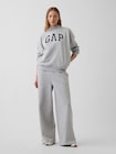 ヴィンテージソフト オーバーサイズ モックネック GAPロゴ スウェットシャツ-5