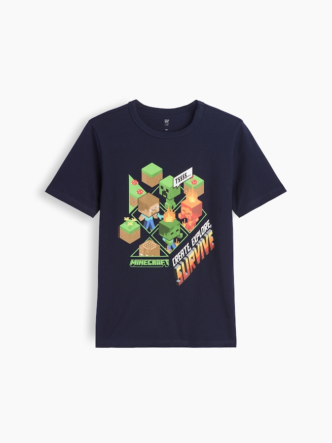 GapKids マインクラフト グラフィックTシャツ-0