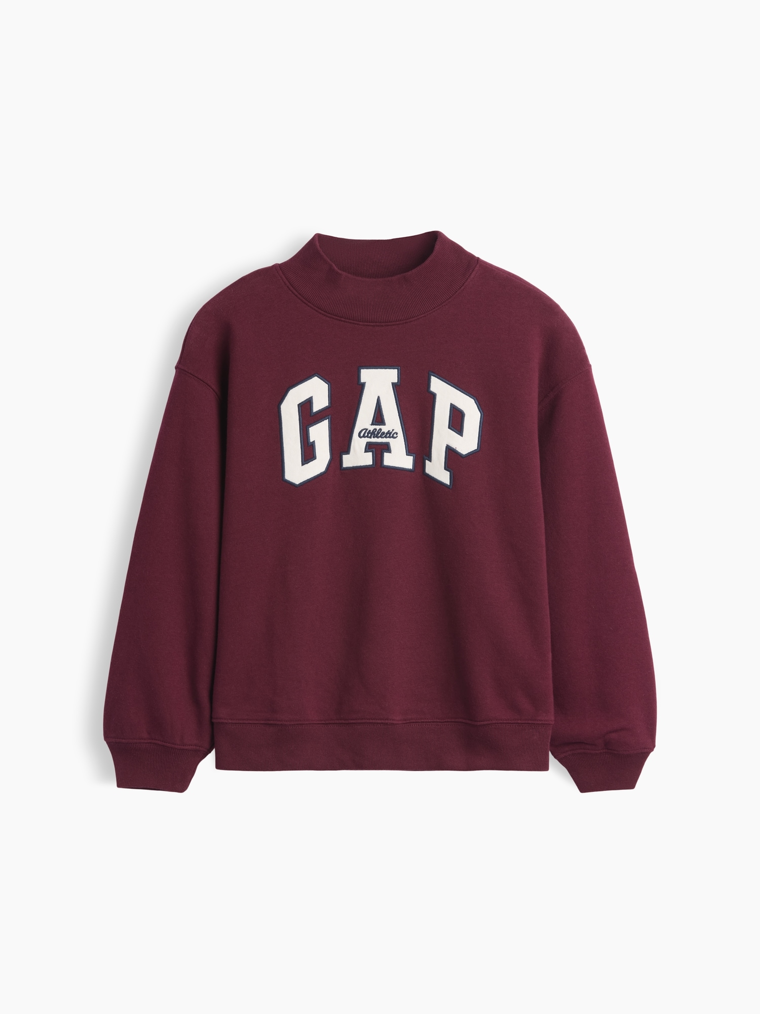 Kids VintageSoft Oversized Mockneck Logo Sweatshirt
