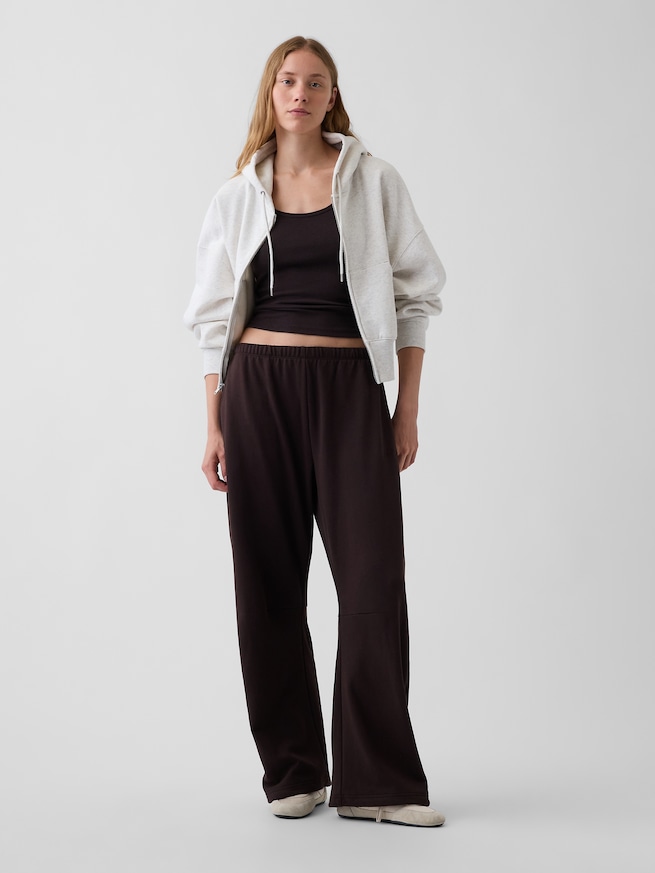フレンチテリー  GAP NYCロゴ ルーズフィット バレル スウェットパンツ-0