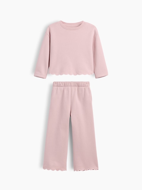 Baby & Toddler VintageSoft Scalloped Sweat Set