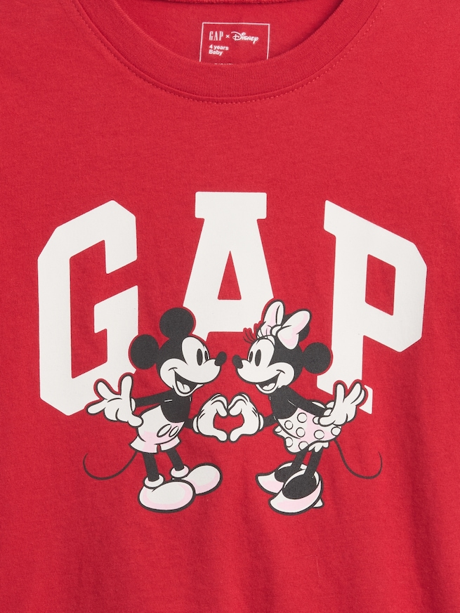 babyGap &times; ディズニー ミニーマウス GAPロゴ Tシャツ-2