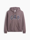 リラックスフィット GAPロゴ ジップアップパーカー-3