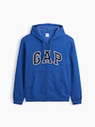 リラックスフィット GAPロゴ ジップアップパーカー-3