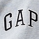 オーバーサイズ GAPロゴ 1/4ジップアップ スウェットシャツ