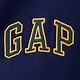 オーバーサイズ GAPロゴ 1/4ジップアップ スウェットシャツ