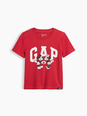 babyGap &times; ディズニー ミニーマウス GAPロゴ Tシャツ