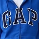 リラックスフィット GAPロゴ ジップアップパーカー