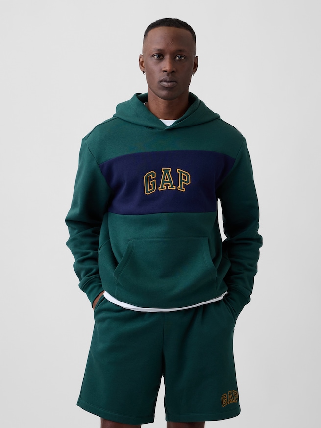 リラックスフィット GAPロゴパーカー-0