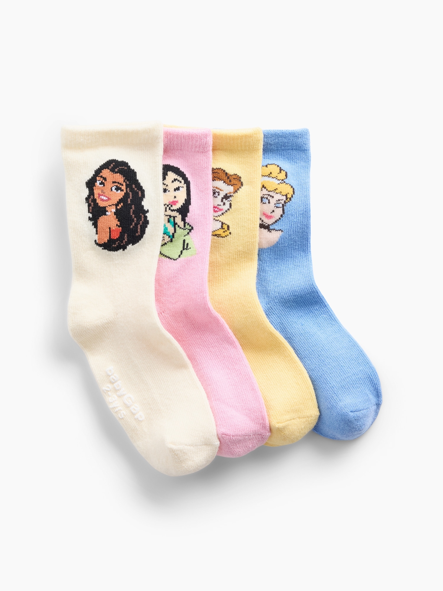 babyGap &times; ディズニー プリンセス クルーソックス 4足セット-0