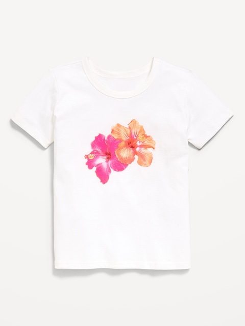 T-SHIRT À MANCHES COURTES À IMPRIMÉ POUR FILLE