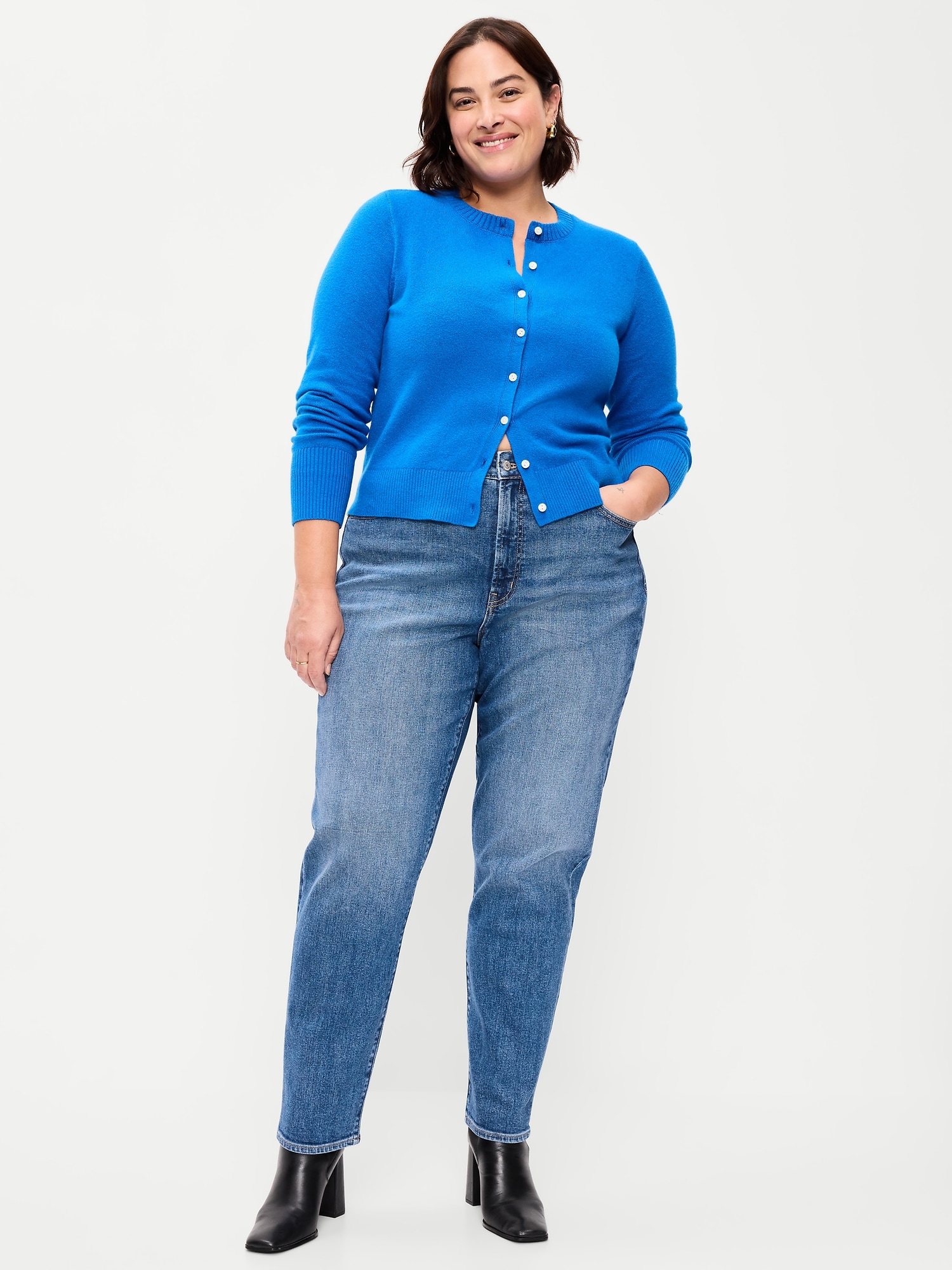 High-Waisted OG Straight Ankle Jeans