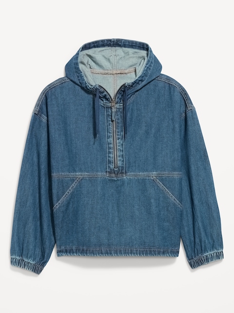 VESTE À CAPUCHON EN DENIM