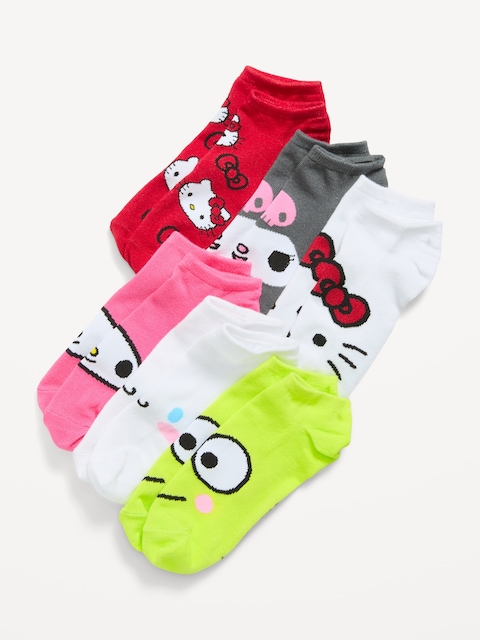 Hello Kitty® 6-Pack Novelty Ankle Socks for Women