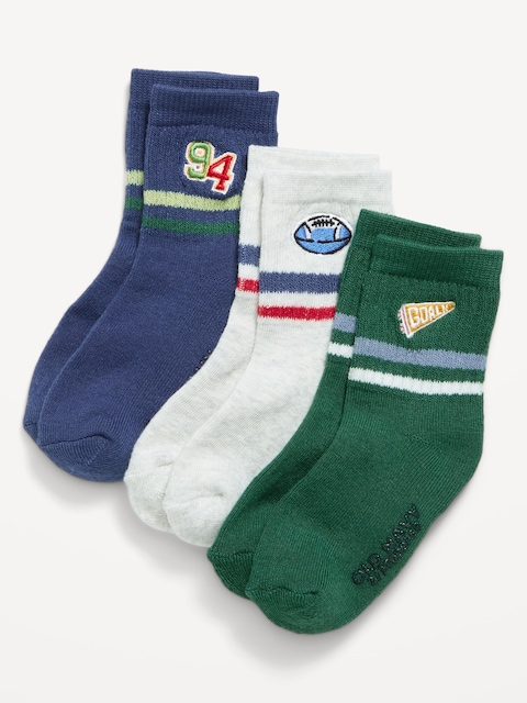 CHAUSSETTES POUR TOUT-PETIT ET BÉBÉ (PAQUET DE 3 PAIRES)