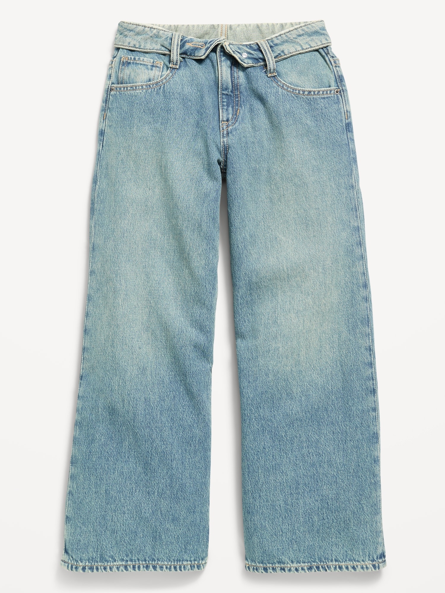 JEAN COUPE TRÈS GÉNÉREUSE À JAMBE LARGE POUR FILLE