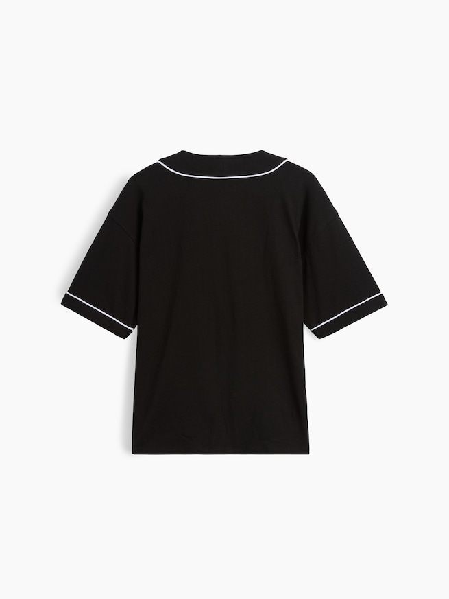 デニム GAP NYCロゴ ベースボールジャージー (キッズ)-1
