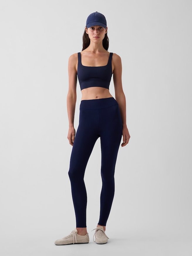 GapFit スムース スクエアネック スポーツブラ-2