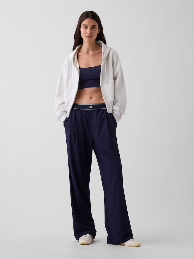 GapFit ダーツ イージーウエスト GAPロゴパンツ-5